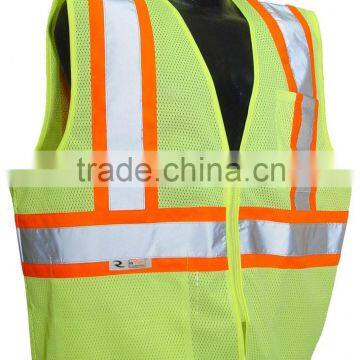 mesh fabric HI VIS reflective vest