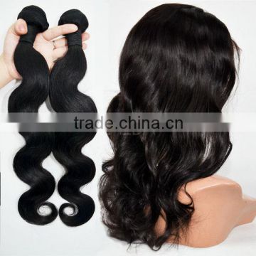 Indian temple hair virgin hair weft natural color body wave