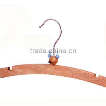 Lovely Cartoon Children Wooden Hanger/Kids wooden hanger