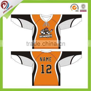 OEM polyester hockey jersey Customized, ice hockey jersey for girl