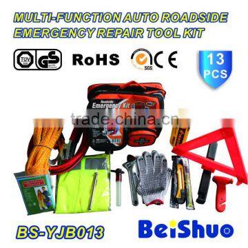 Roadside car emergency kit Auto emergency tool kit