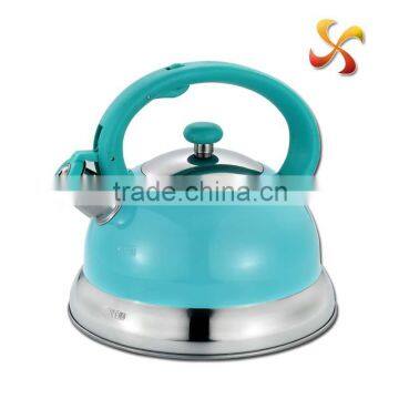3.0L home useful large kettle with colorful coating on body