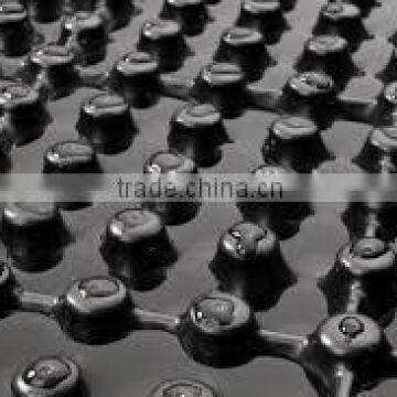 HDPE dimpled waterproofing drainage board green roof foundation drainage mat