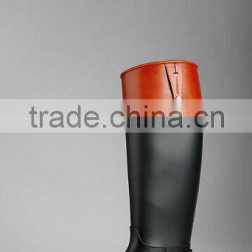 woman rubber rain shoes