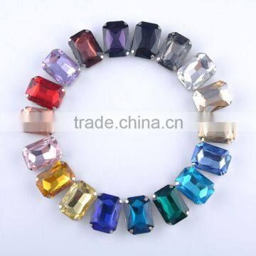 Quality shaped stones with claw, gem stone beads for cloth from china manufacture