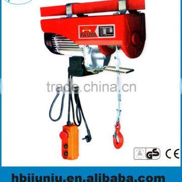 1000kg mini type electric hoist lifting equipment