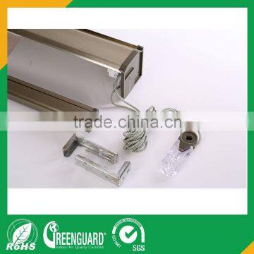 aluminum curtain rail for zebra blind and blind clutch for roller blind