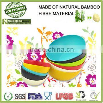 Bamboo fiber biodegradable bowl