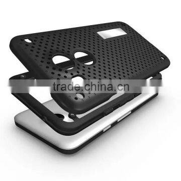 Shockproof Back Stand Case With Head Radiation Function For Nexus 5X Mesh Back Style TPU Rubber Cover Case MT-5296 photo-2