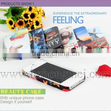 Custom Hot Sale 3D iP4 Plastic Cell Phone Hard Case for iPhone 4