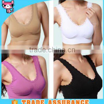 Seamless Colorful Gym Wear Sport Bra