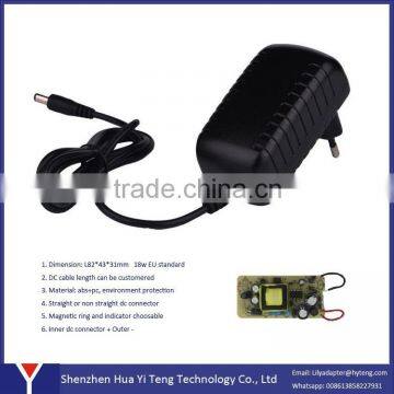 24v0.75a 12v1.5a 15v1.2a 9V2A 6V3A 18V1A Power Adapter for led light