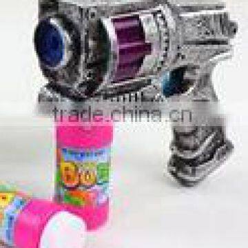 2015 Hot Selling 3 LED Flashing Gunshot Bubble Gun for Kids