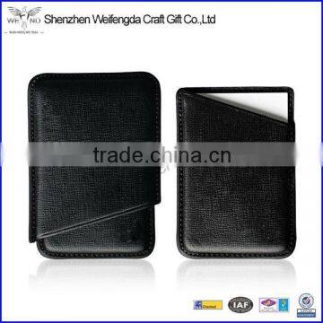 black genuine Leather Business/Credit Card holder Case hot sale