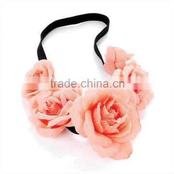 Elastic flower headband floral daisy colorful flower crown headband H4042