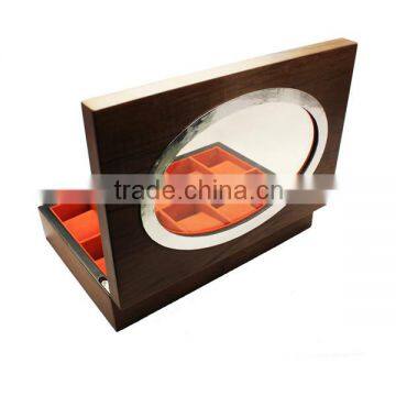 Hot Sale High Quality Factory Wrist Watch Storage Box Watch Storage Box With Oval Window photo-3