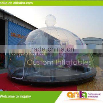 2015 hot selling inflatable transparent igloo event tent for trade show