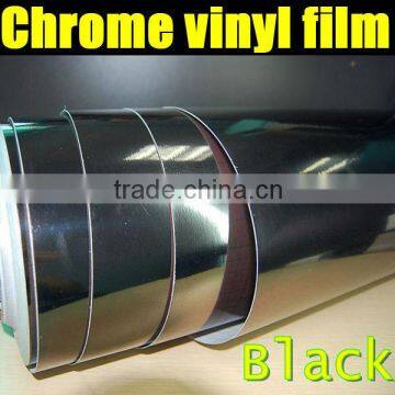 Top quality with good price for black chrome wrapping film