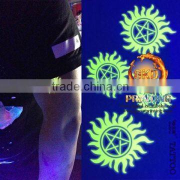 body tattoo sticker glow in the dark