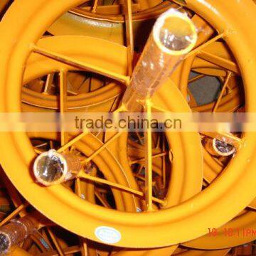 powder coated metal wheel rim 4.00-8 for wheelbarrow