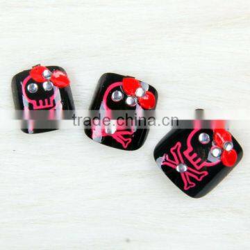 Skull Designed Salon nail tips manufacturer