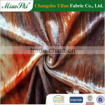 new sample textil manufactory spandex velvet fabric weft velour dyed for sofa