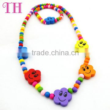 factory ODM children gift charm handmade colorful plastic resin bead necklace bracelet kids jewelry set