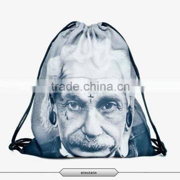 Durable Polyester Men Sport Drawstring Shoes Backpacks photo-2