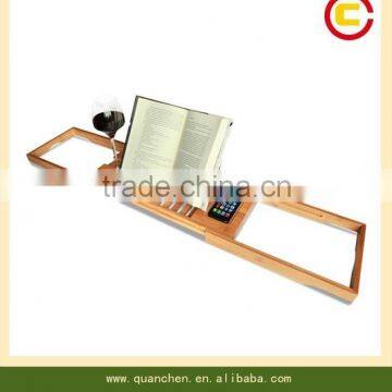 Bamboo bathtub rack caddy with extending sides                        
                                                Quality Choice