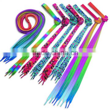 colorful polyester shoestrings