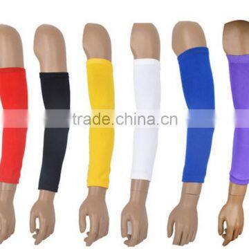 basketball arm support extended elbow pads nylon arm extended wristbands can be embroidery -12