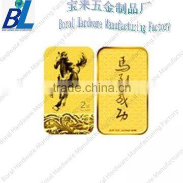 Golden table decorative hardware with paper weight function