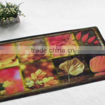 The best sales maple leaf pattern non woven fabric printing mat