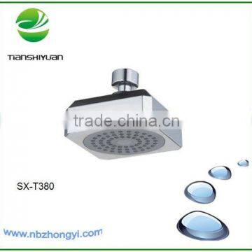 Square small shower head rotating shower head rainfall shower heads eco shower head