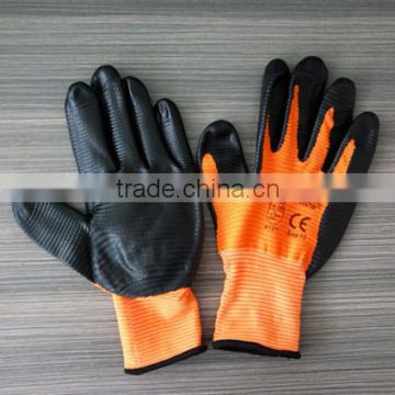 Nitrile coated polyester gloves/tactical gloves