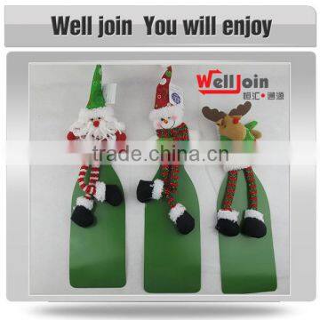 Unique design hot sale christmas decoration bottler holder model