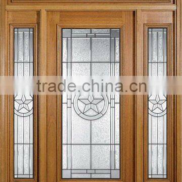 Front Doors Design With Side Lites And Transom DJ-S9005MSTHS-2