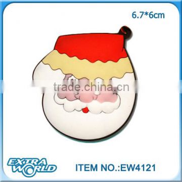 Santa Claus 3d pvc fridge magnet