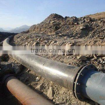 Wear resistant UHMWPE mine tailing discharging pipe