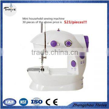 Good quality and pretty price domestic sewing machine wholesale/pocket mini sewing machine