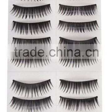 10 Pairs Handmade Natural False Eyelashes Makeup Soft Long Eye Lash Cosmetic Tools