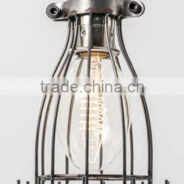 Open Cage Vintage Suspension lights Practical and Stylish Pendant Lamp For Kitchen Room