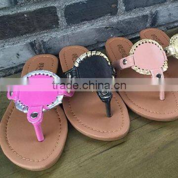 2016 New Arrival 100% Handmade Wholesale Monogram Sandals