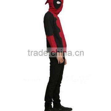 Deadpool Costume Adult Men Hoodie Sweatshirt Deadpool Costume Animation Film Zipper Outerwear Jacket Deadpool Hoodie Costume photo-3