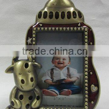 Milk Bottle shaped Metal Photo Frame