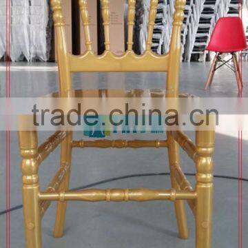Plastic Gold Color Wedding Napoleon Chair ZS-8830R photo-2