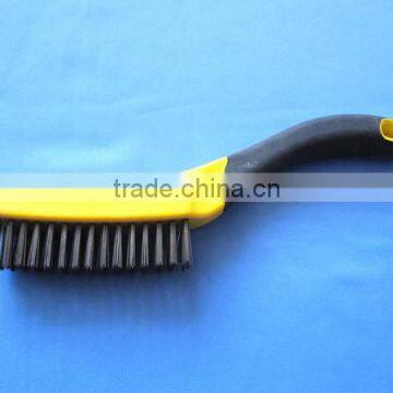 plastic handle brush two color