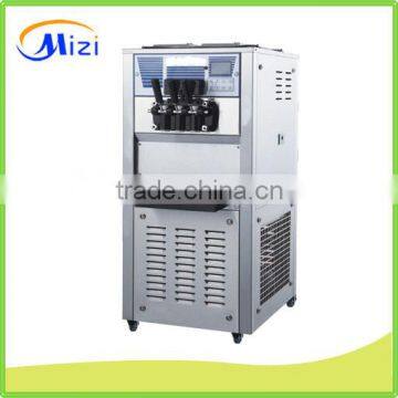 Fruit ice cream maker machine with LCD panel