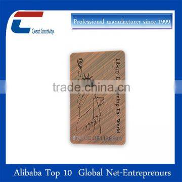 competitive price best brand custom cheap metal business card