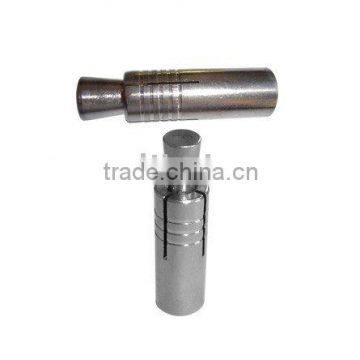 anchor with half knurling